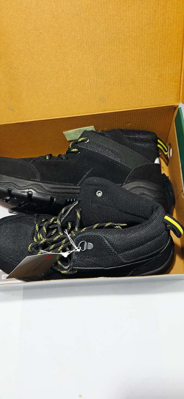 PARKSIDE Safety Boots S3 Leather Black Men's Size 8.5